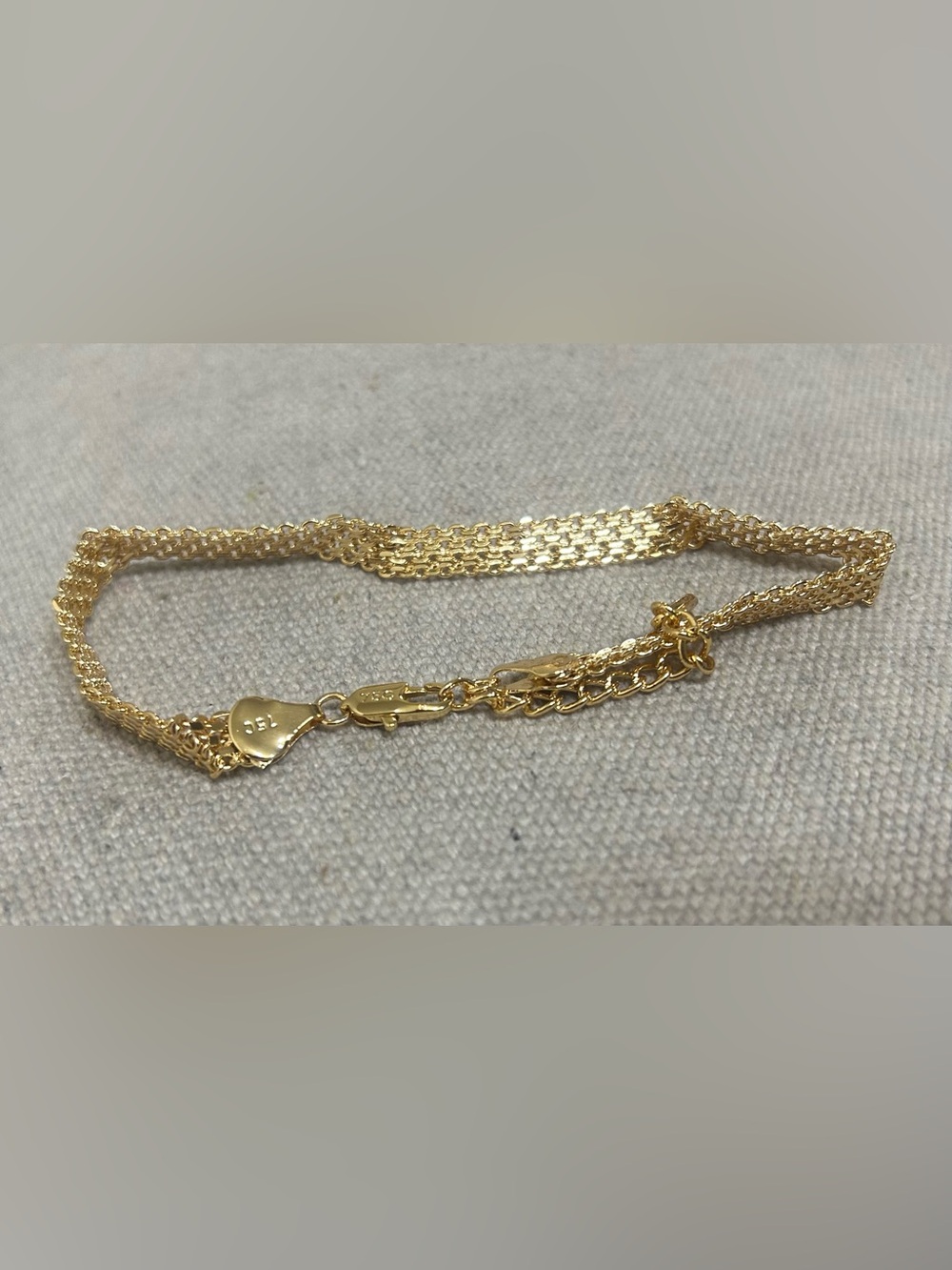 Elegant Gold Plated Chain Women's Bracelet